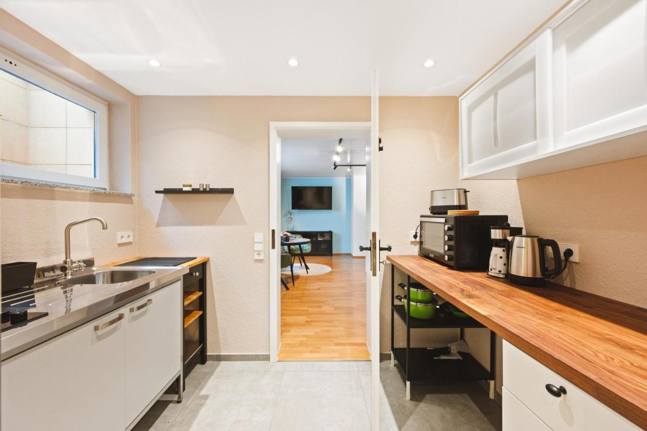 1Br 2Beds - Kleiner Privater Innenhof- Barrierefrei! -Frisch Saniert - Mozart Eins บีทิกไฮม์-บิสซิงเงน ภายนอก รูปภาพ